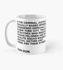 law and order svu intro Mug