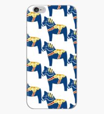 Blaues Dalapferd iPhone-Hülle & Cover