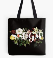 SSDGM Murderino Flower Illustration My Favorite Murder Tote Bag