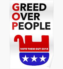 GOP - Gier über Menschen Poster