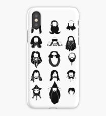 The Bearded Company Black and White iPhone Case