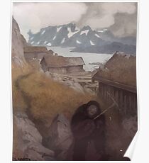 Theodor Kittelsen Mor der kommer en kjerring Poster