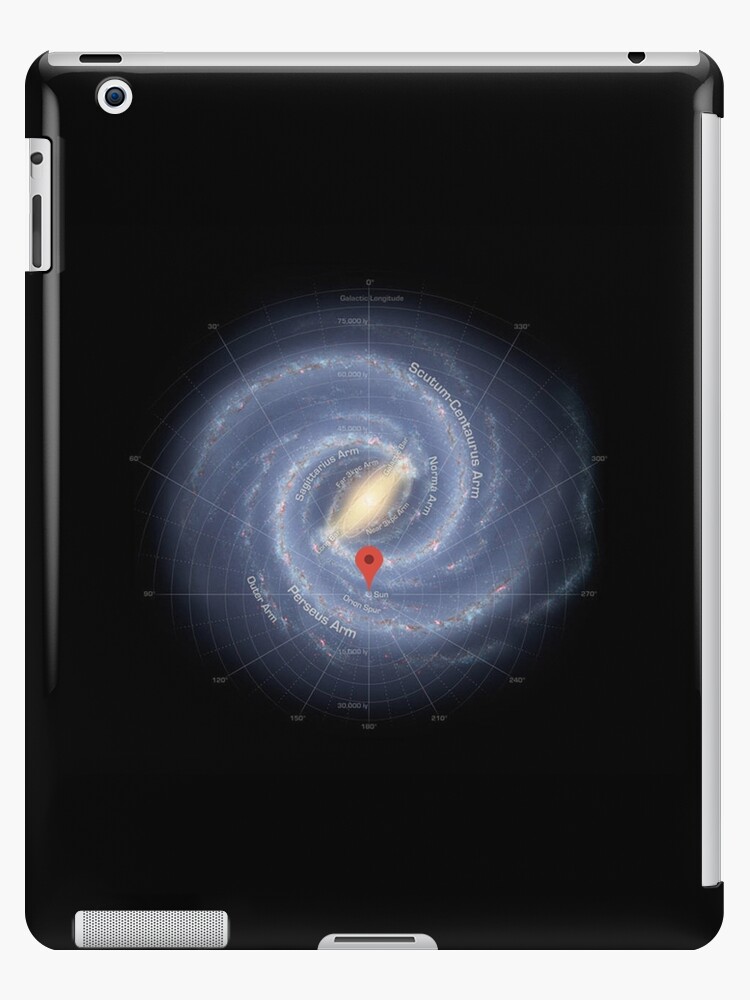 Our Location In The Milky Way Ipad Caseskin By Theladyinred