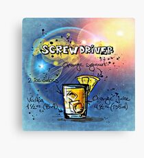 Screwdriver Canvas Print