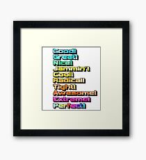 SA2 SICK TRICKS Framed Print