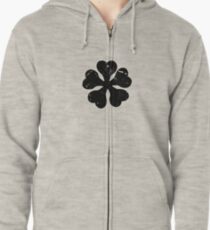 Black Clover Anime Logo T Shirt for Anime Lovers Zipped Hoodie