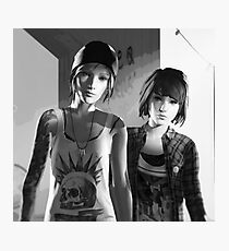 Chloe Price & Max Caulfield - Explosion - Life is Strange Photographic Print