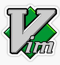 Vim sticker Sticker