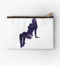 Woman Silhouette Studio Pouch
