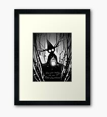 True Darkness Framed Print