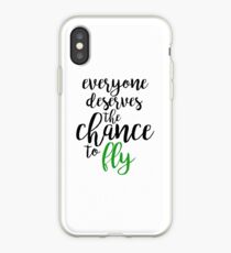 everyone deserves the chance to fly - wicked iPhone Case