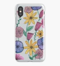 Watercolor Flower Garden iPhone Case