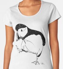 Puffin takes a walk Women's Premium T-Shirt