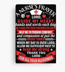 Nurses Prayer Canvas Print