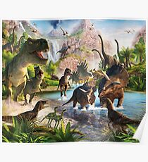 Jurassic Dinosaur Poster