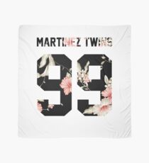 Martinez Twins - Dark Floral Scarf