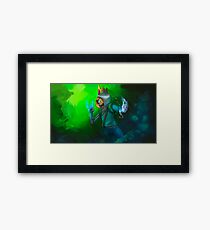 Ditto Dark Encounter Framed Print