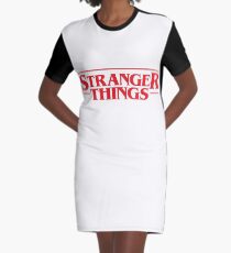 Stanger Things Graphic T-Shirt Dress