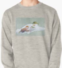 Bonhomme de neige marchant dans les airs Sweatshirt