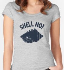 (S) HÖLLE NR. Tailliertes Rundhals-Shirt