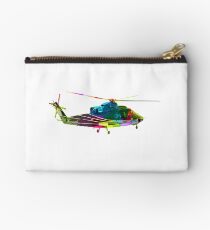 Colorful Helicopter Studio Pouch