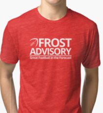 Frost Advisory - Football Tri-blend T-Shirt