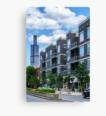 A Chicago Neighborhood Canvas Print