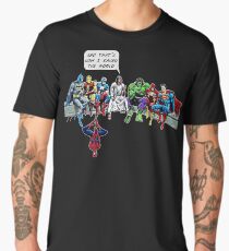 That's How I Saved The World Jesus Superheros Christian T-Shirt Men's Premium T-Shirt