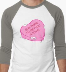 Bleib dort, ich hole dir ein Handtuch Baseballshirt mit 3/4-Arm