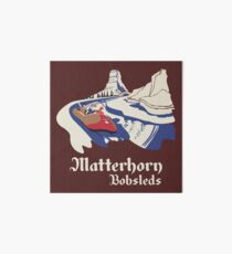 Matterhorn Bobsleds Art Board