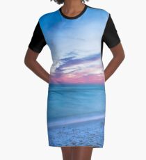 Wenn durch Meer - Sonnenuntergang am Strand in der Nähe von Destin Florida T-Shirt Kleid