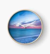 If By Sea - Sunset on the Beach Near Destin Florida Clock