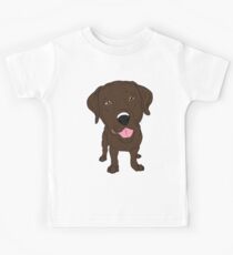Camiseta para niños Happy Chocolate Labrador