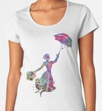 Mary Poppins Premium Rundhals-Shirt