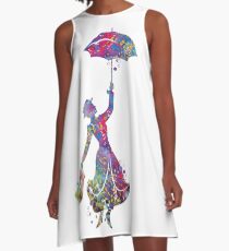 Mary Poppins A-Linien Kleid