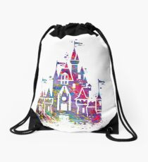 Princess Castle Drawstring Bag