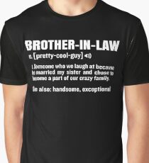 Schwager-lustiges Bedeutungs-Bruder-Gag-Geschenk Grafik T-Shirt