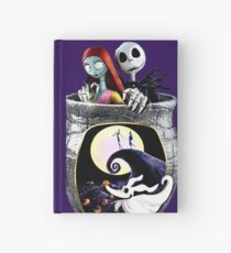 true romance skellington style Hardcover Journal