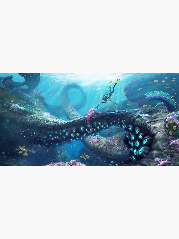 "Subnautica" Framed Print by semarinho18 Redbubble