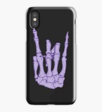 Skeleton hand | Lilac iPhone Case
