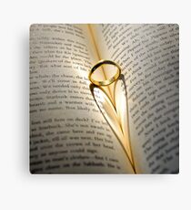 Love Story Metallbild