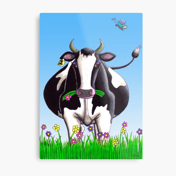 Dairy Cow Metal Print