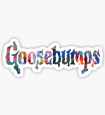 Goosebumps - Font Made Of Book Covers Sticker