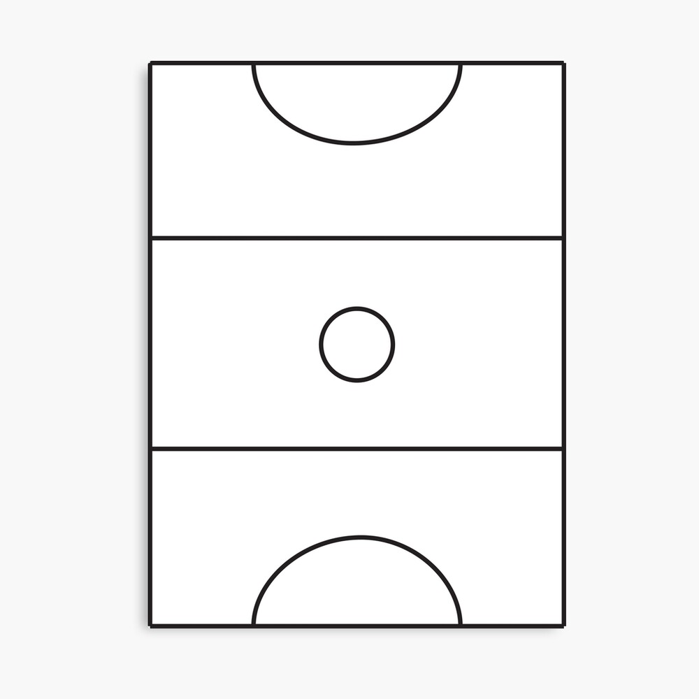 Printable Netball Court