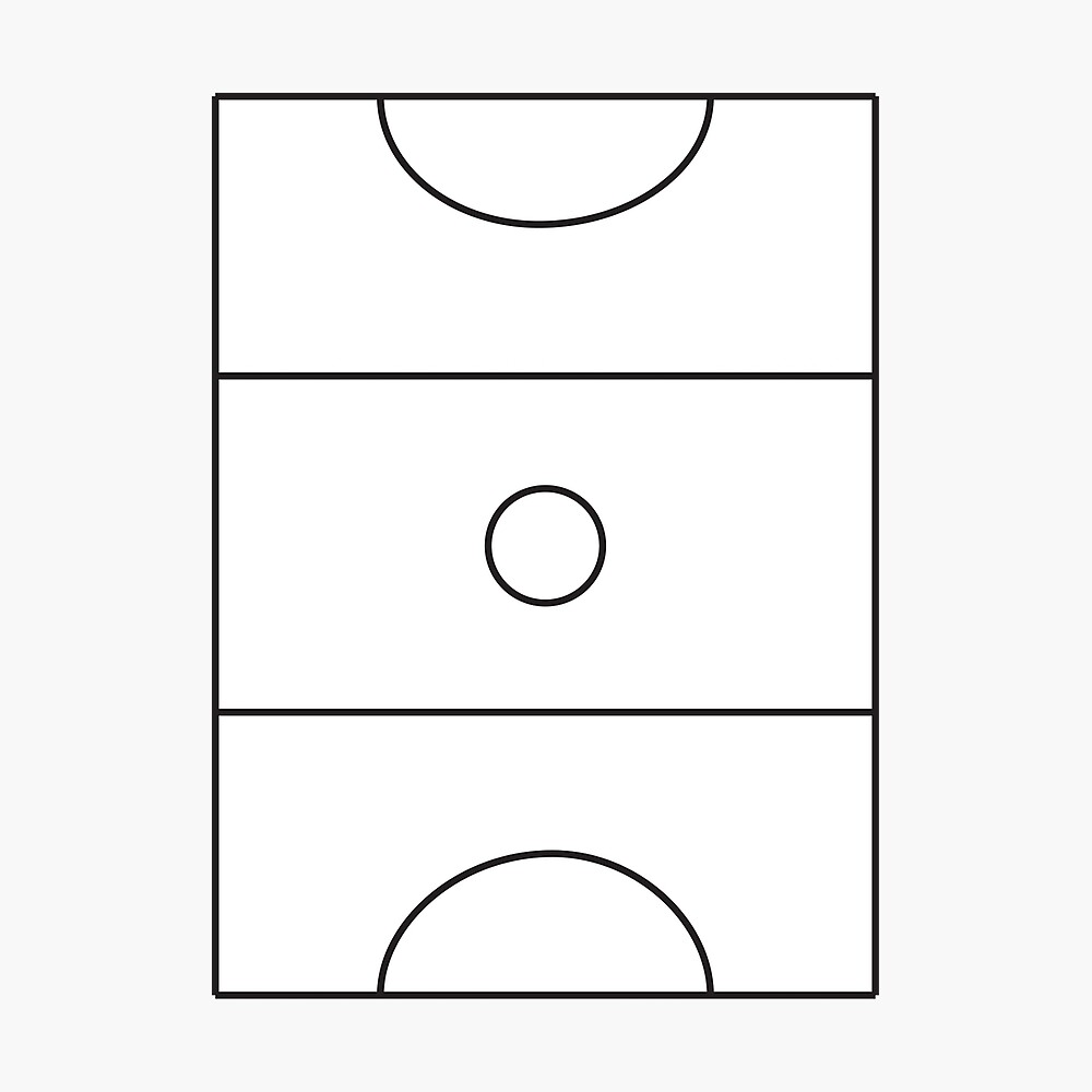 Printable Netball Court