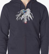 XXXG-00W0 WING GUNDAM ZERO (ENDLESS WALTZ) Zipped Hoodie
