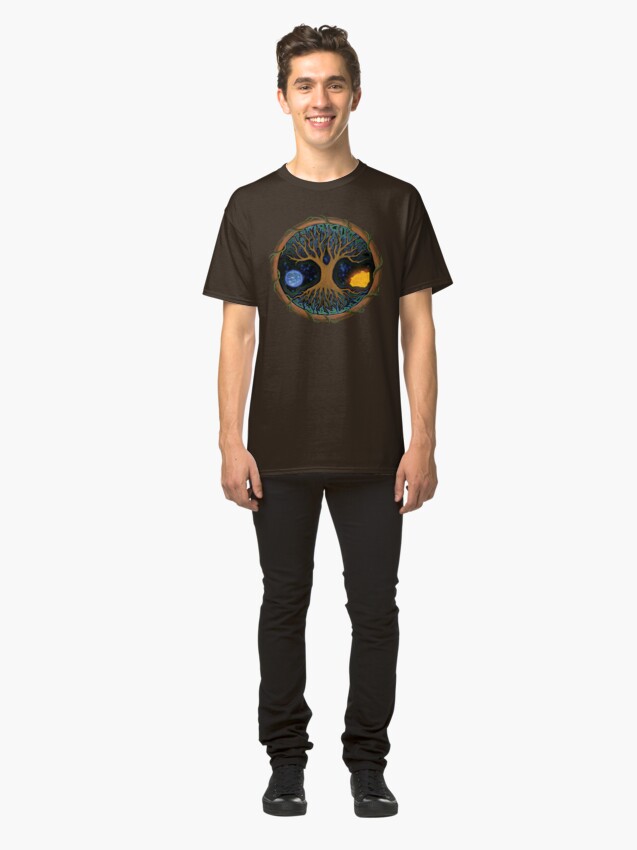 Alternate view of Astral Tree of Life Classic T-Shirt