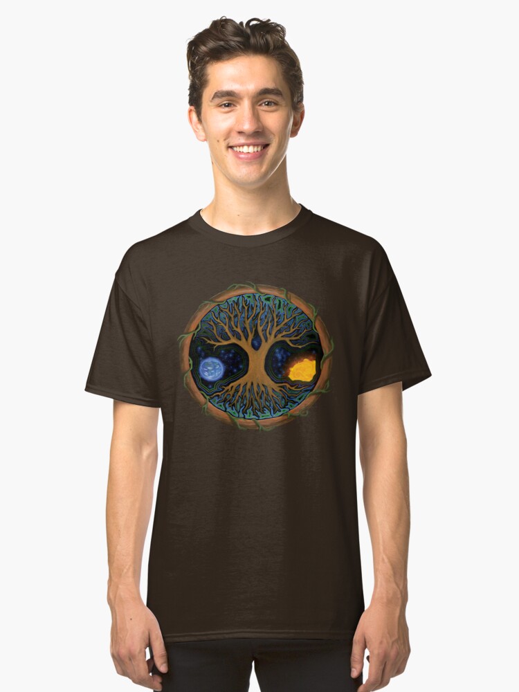Alternate view of Astral Tree of Life Classic T-Shirt