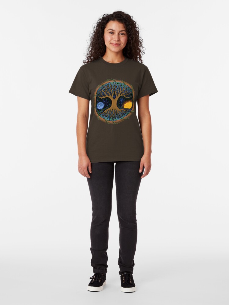 Alternate view of Astral Tree of Life Classic T-Shirt