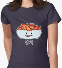 Happy Kimchi Kimchee Bowl Korean Cabbage pickled Women's Fitted T-Shirt